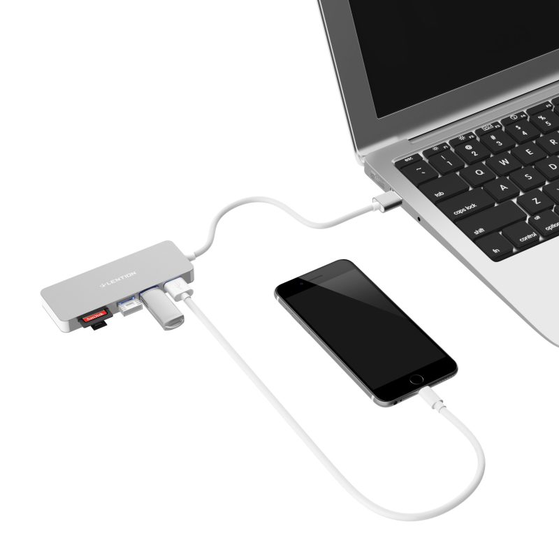 هاب USB-A لنشن H15